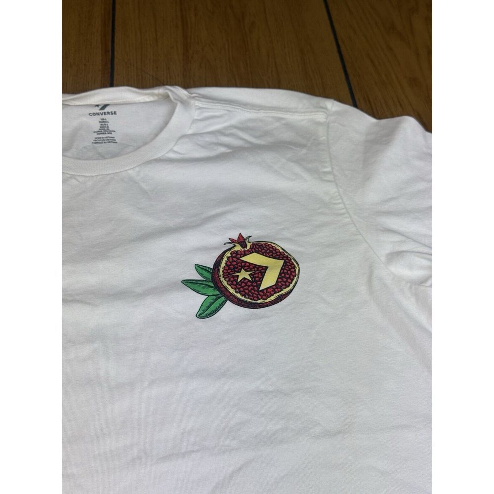 Converse All Star Pomegranate Graphic T-Shirt Crew neck Size L‎ - Picture 5 of 16